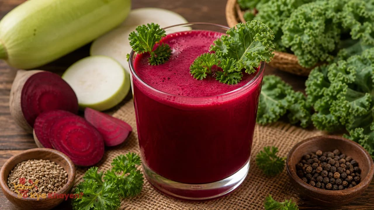 Vegetable Juice (Add Beetroot, Bottle Gourd, Parsley and Kale)