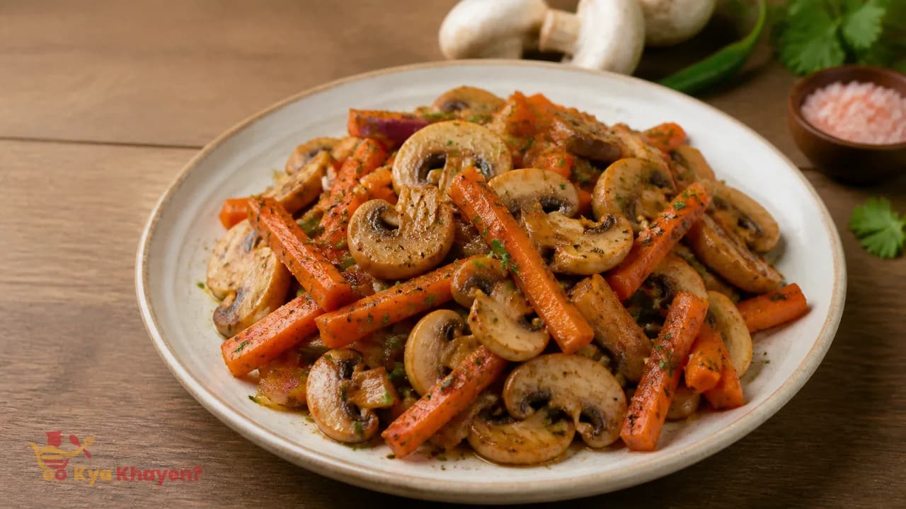 Saute Vegetables (Mushrooms and Carrot)