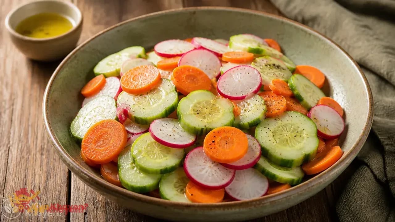 Mix Green Salad (Carrot, Cucumber, Radish)