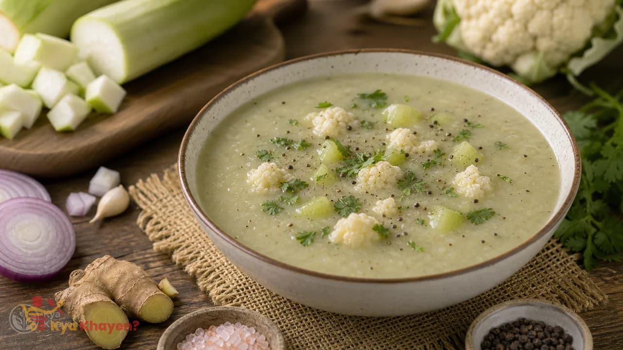Ghiya-Cauliflower-Onion Soup