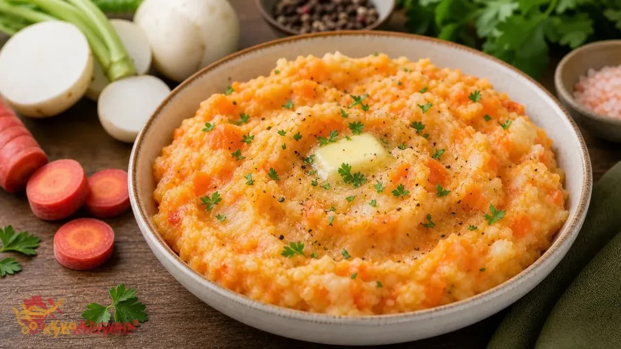 Mashed Carrots and Turnips