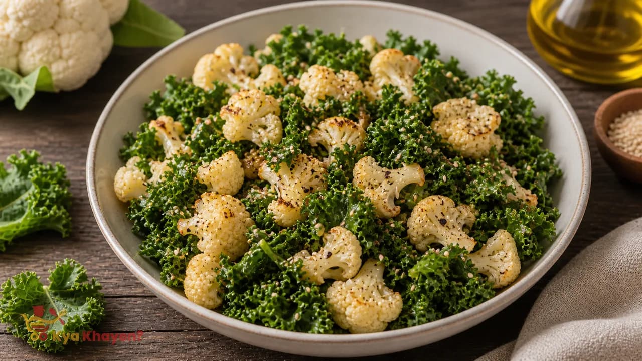 Cauliflower Kale Salad