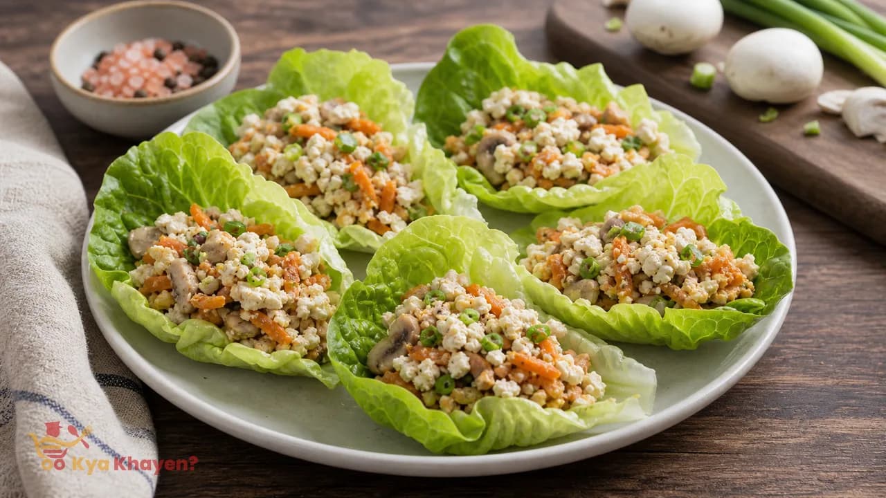 Egg White Lettuce Cups