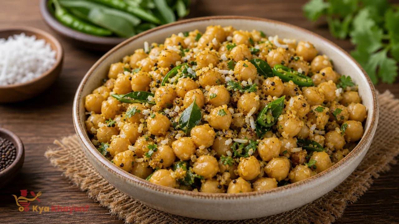 Spicy Chickpea Sundal