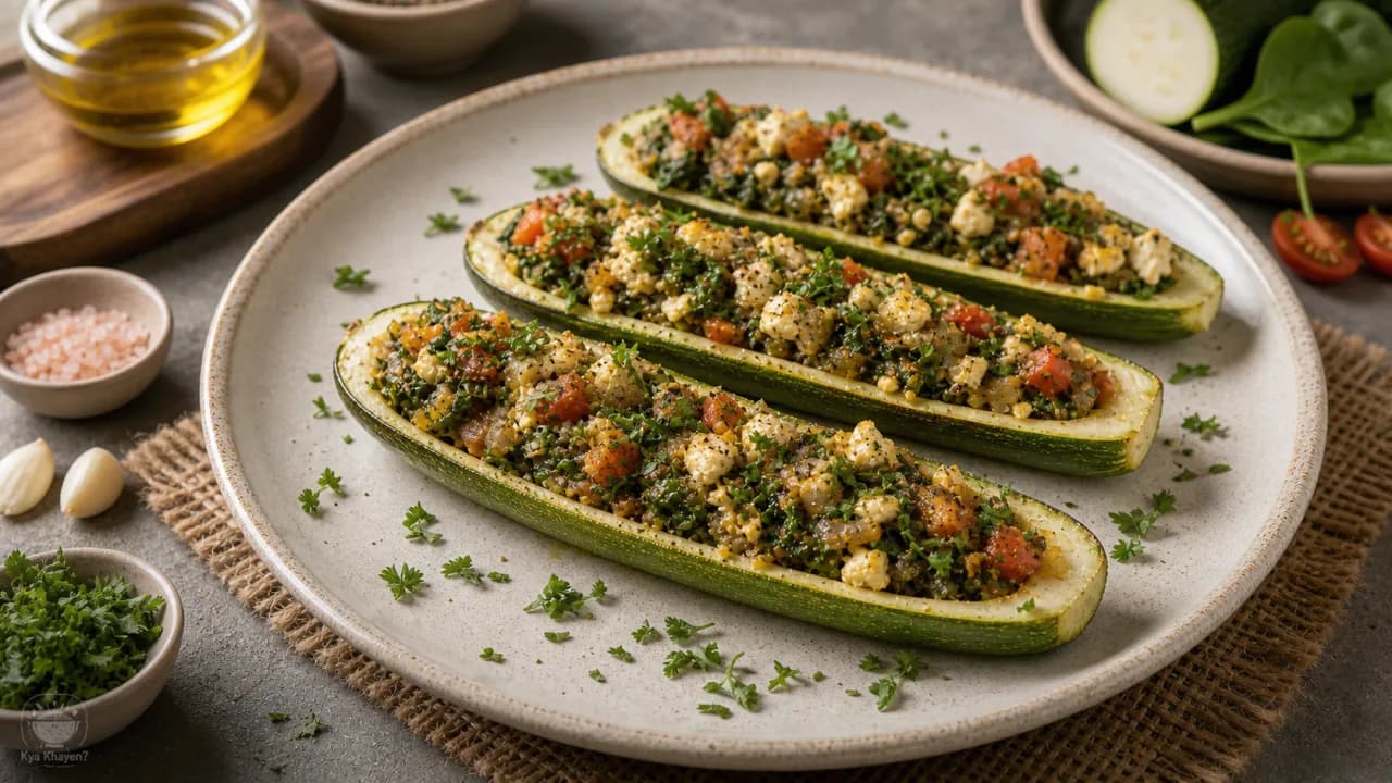 Stuffed Zucchini Boat