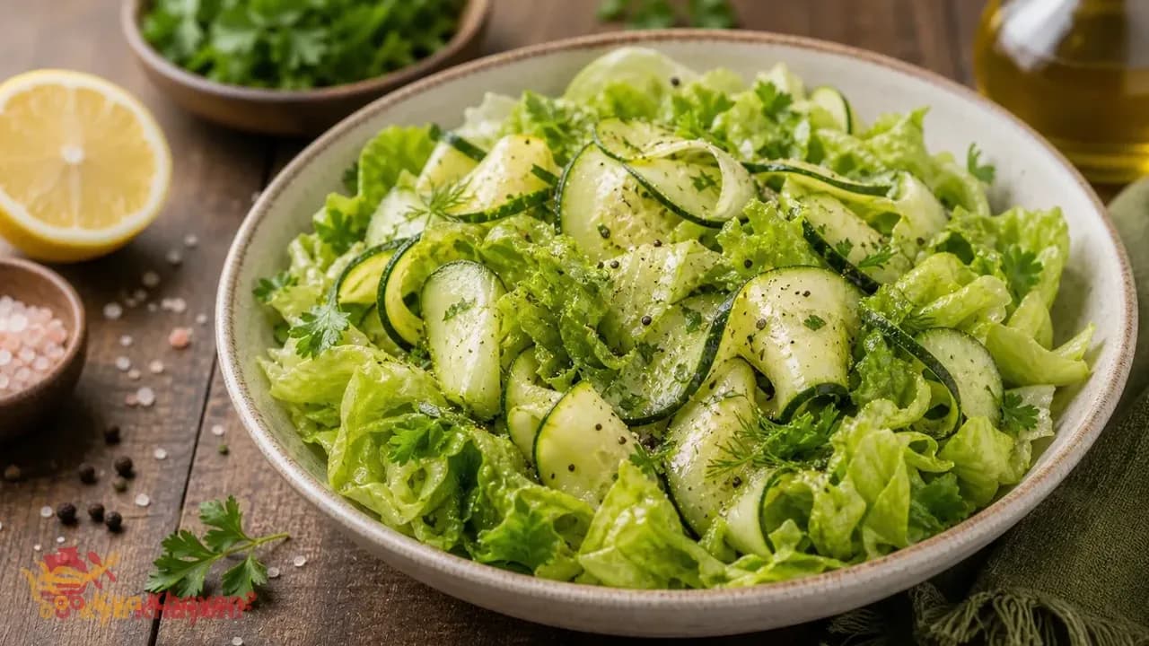 Lettuce Zucchini Salad