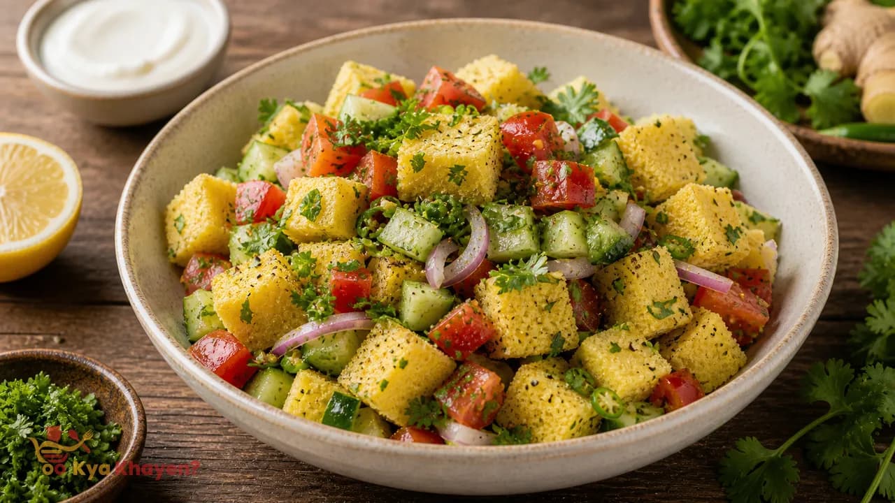 Dhokla Salad