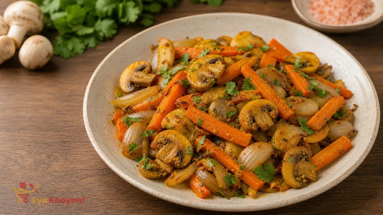 Saute Vegetables (Carrot, Onion, Mushrooms)