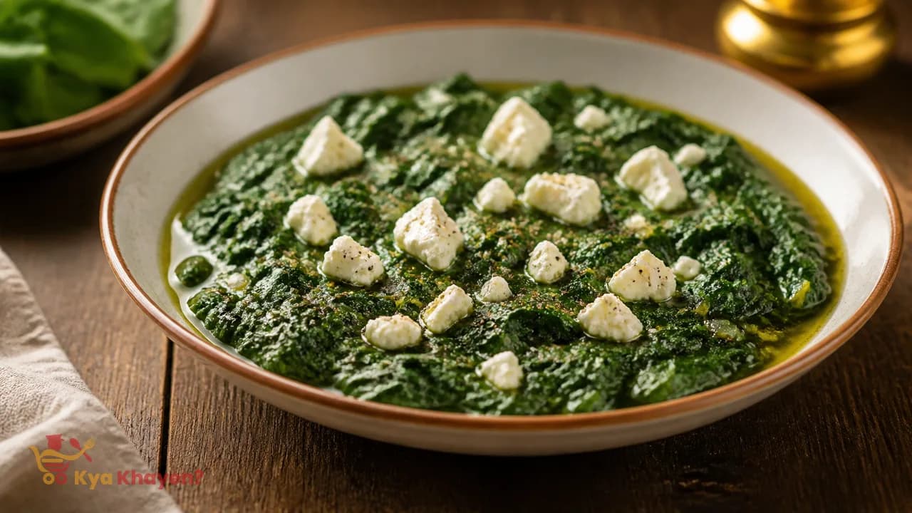 Creamed Curried Spinach