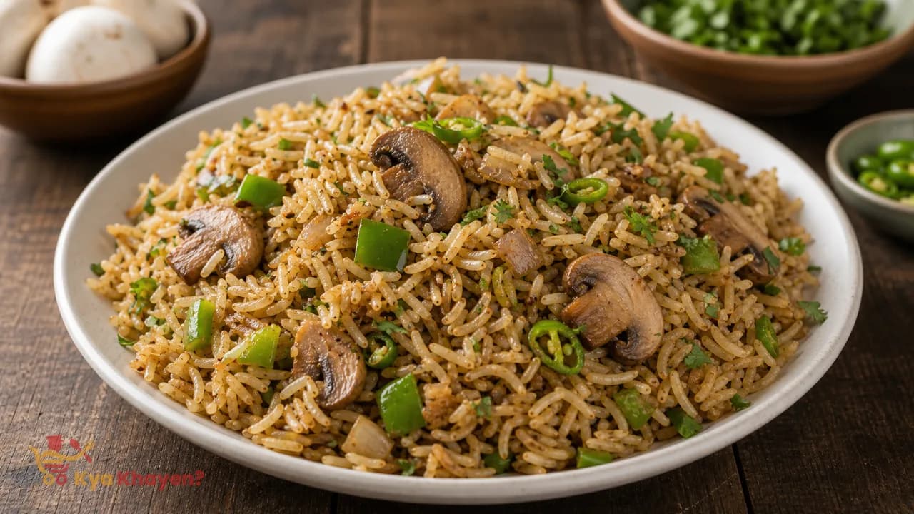 Mushroom Fried Rice