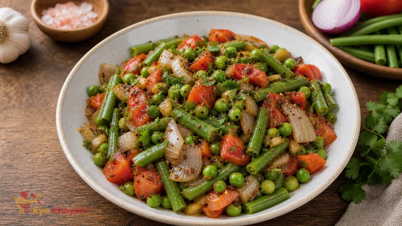 Saute Vegetable (Add Peas, Onions, Tomatoes, Beans)