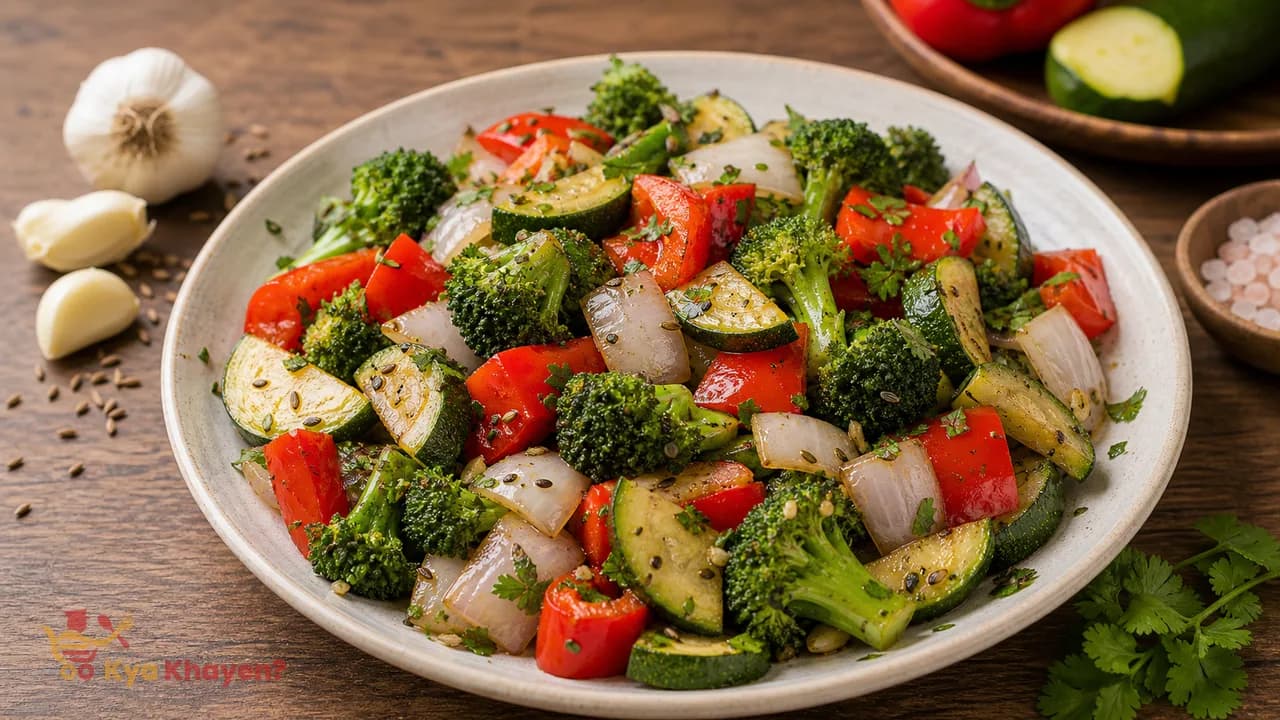 Saute Vegetables (Add Zucchini, Bell Peppers and Broccoli)