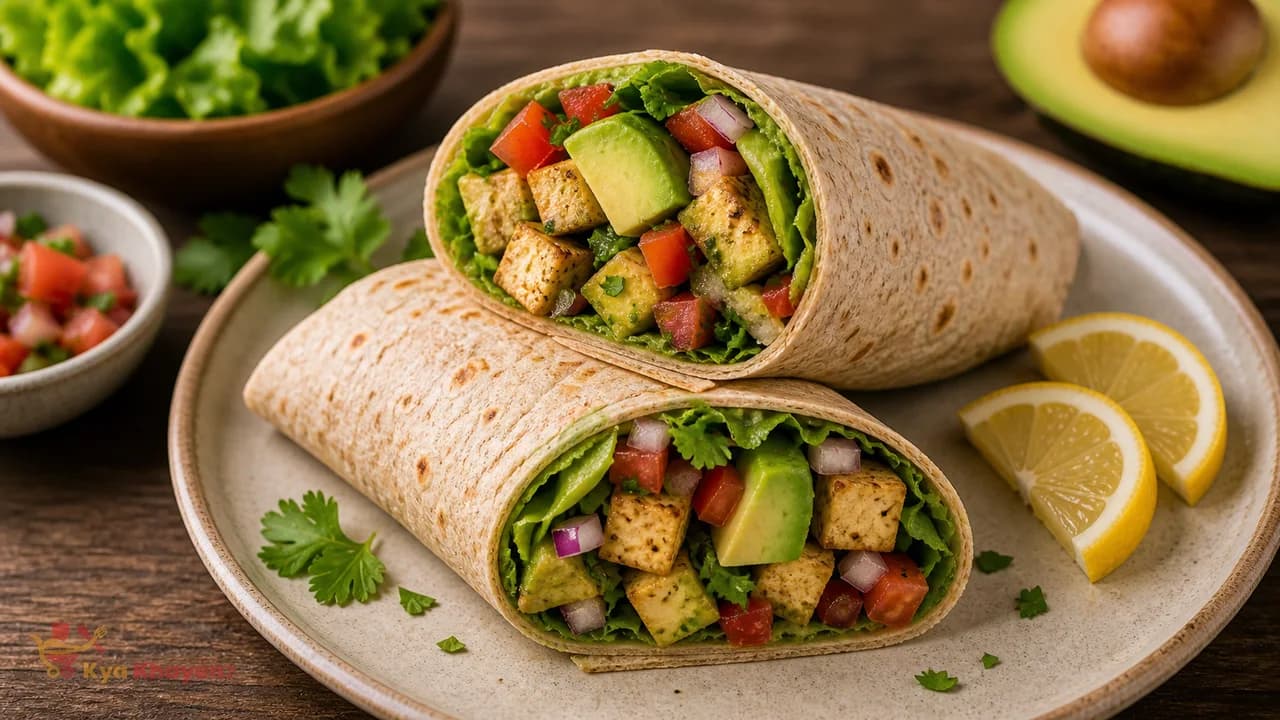 Avocado Tofu Wrap
