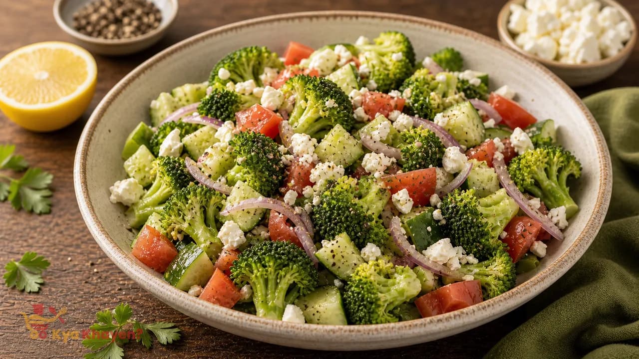 Broccoli Salad with Feta