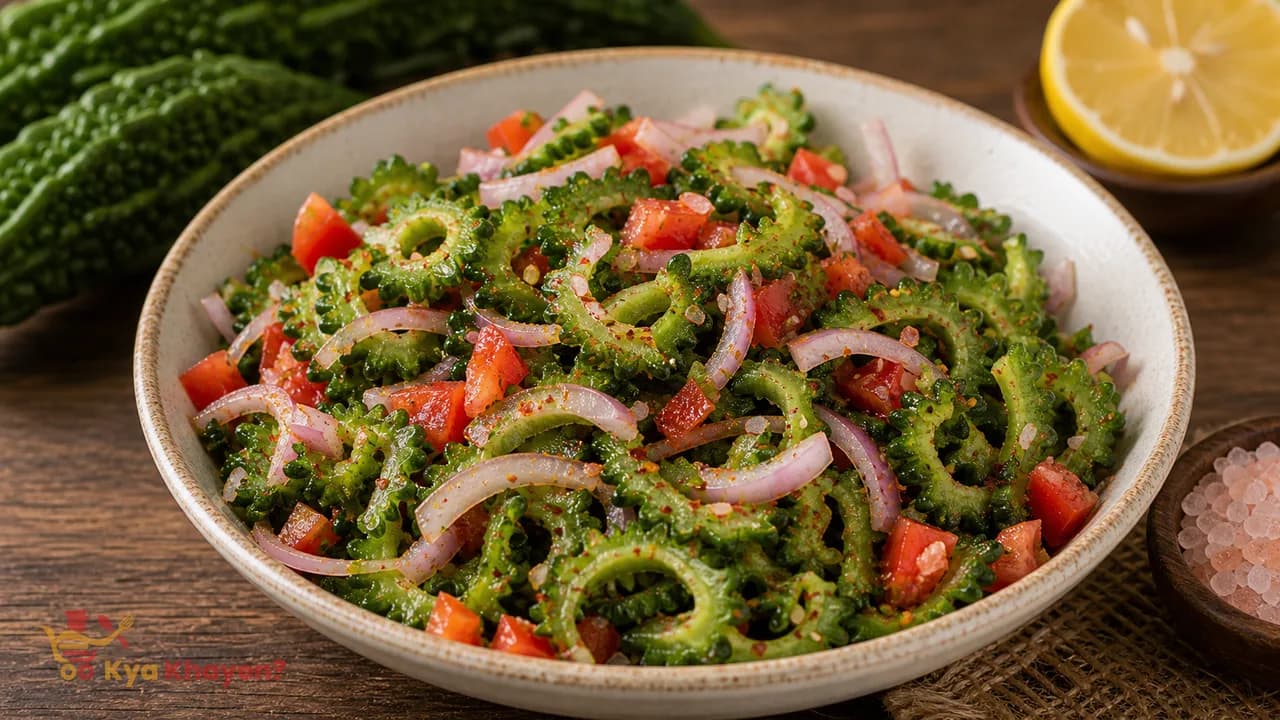 Karela Kachumber (Bitter Gourd Salad)