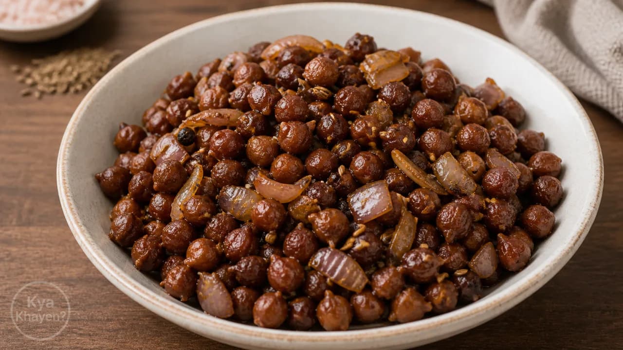 Stir Fried Kala Chana