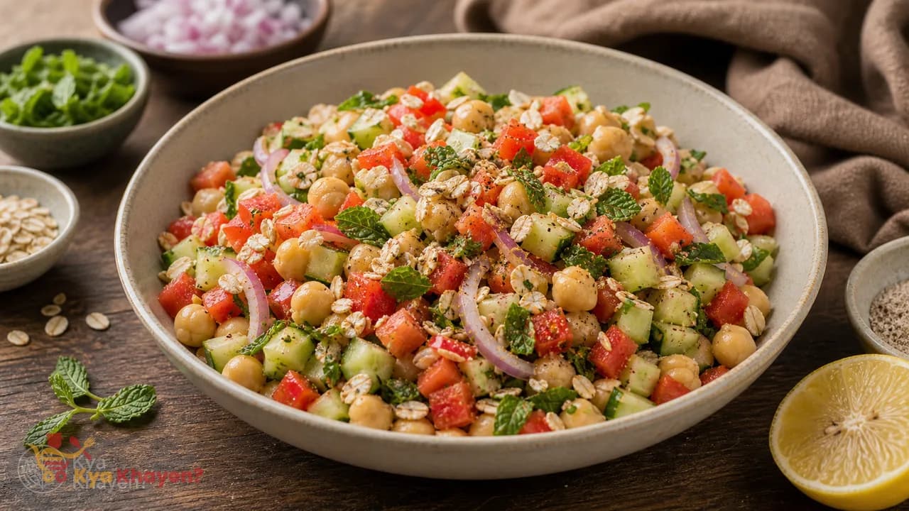 Oats Bhel Chaat
