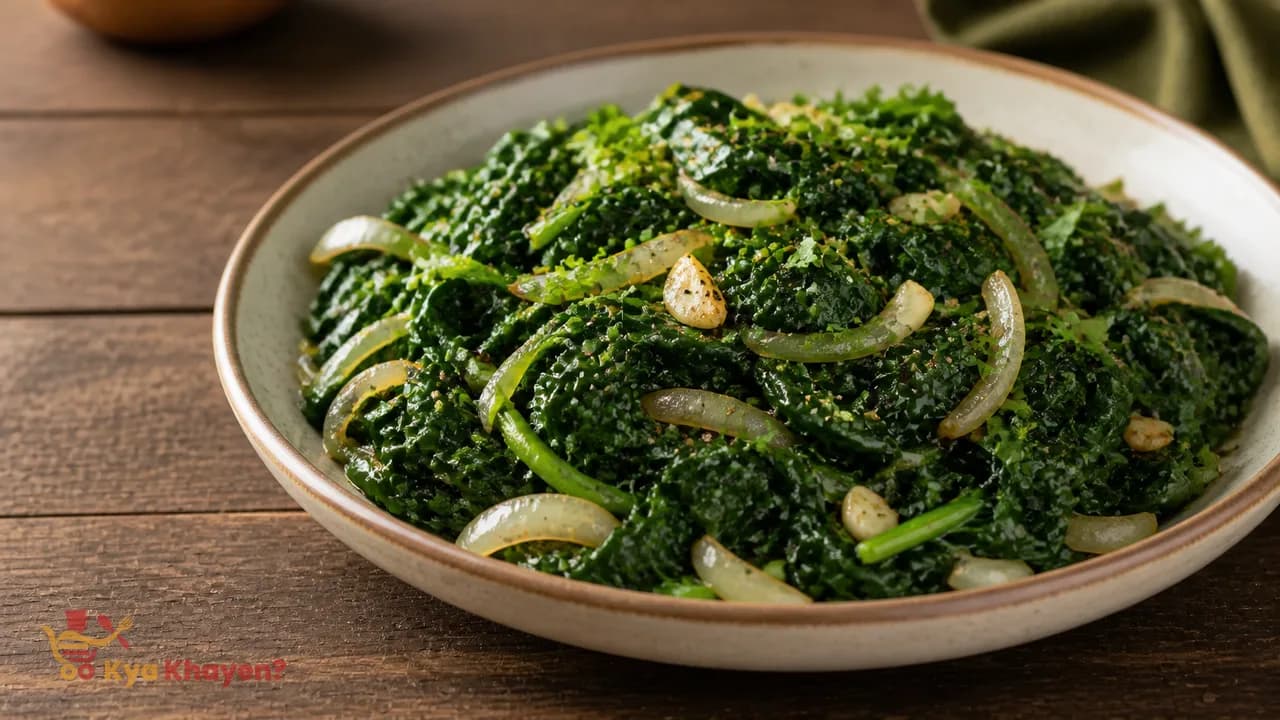 Stir Fry Spinach with Arugula