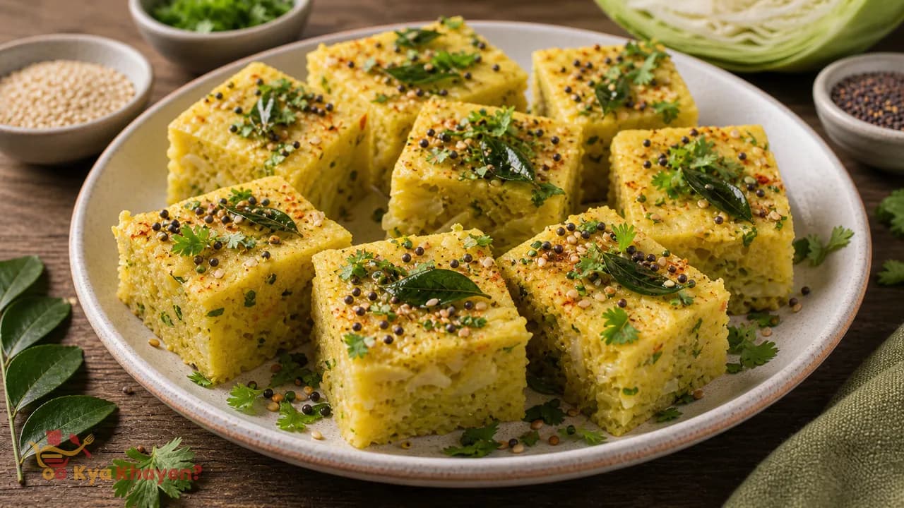 Cabbage Dhokla
