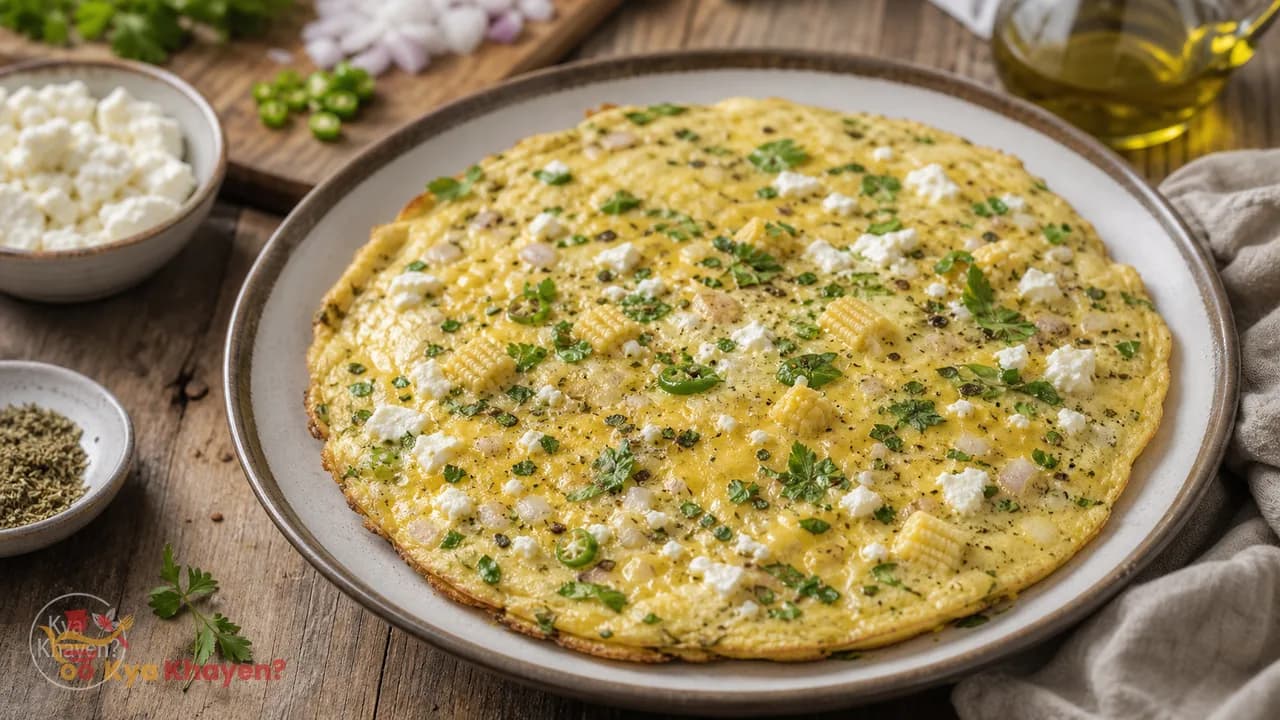Egg Frittata with Corn