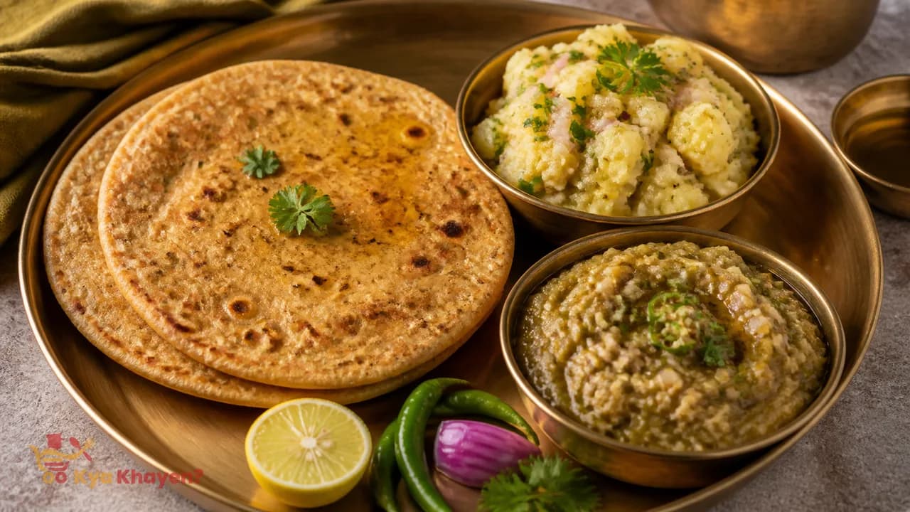 Besan Roti with Chokha