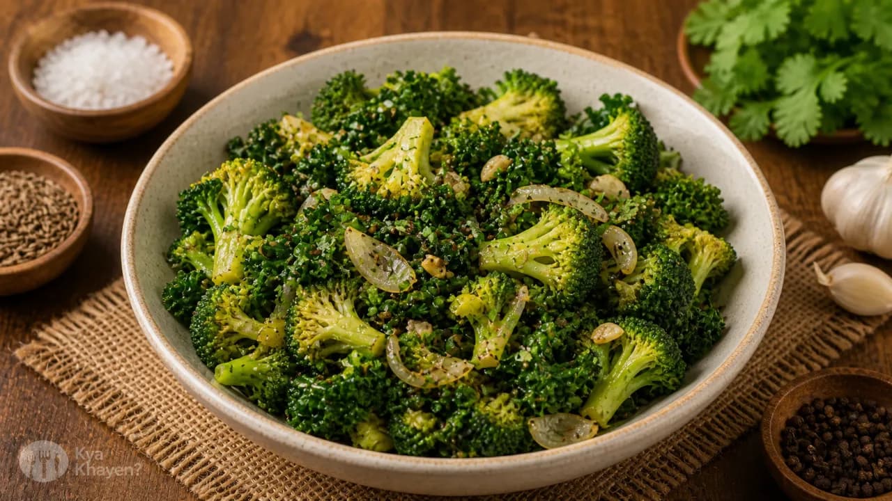 Saute Broccoli and Kale
