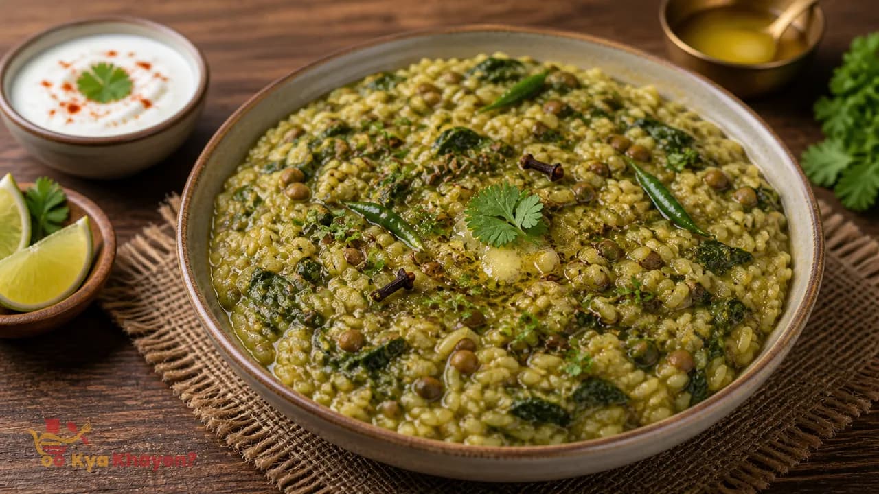 Spinach Khichadi