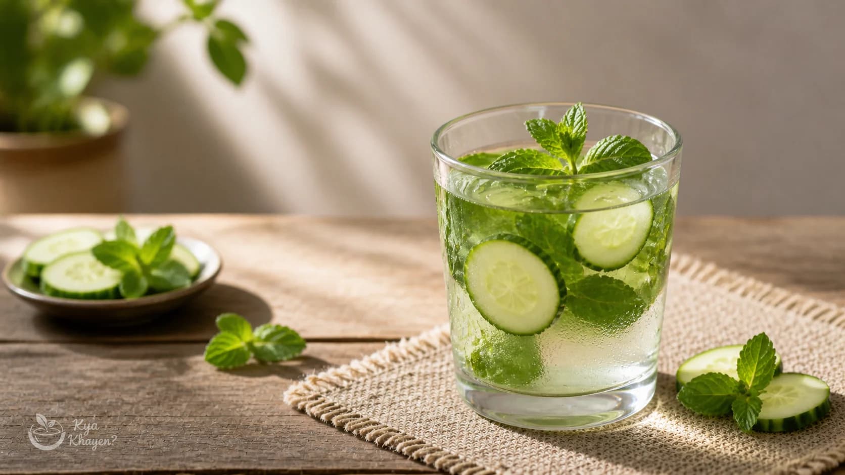 Mint Cucumber Infused Water