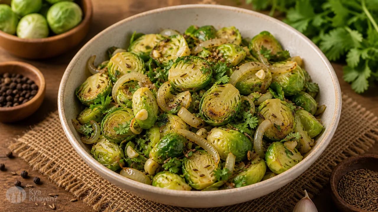 Saute Brussels Sprout Salad