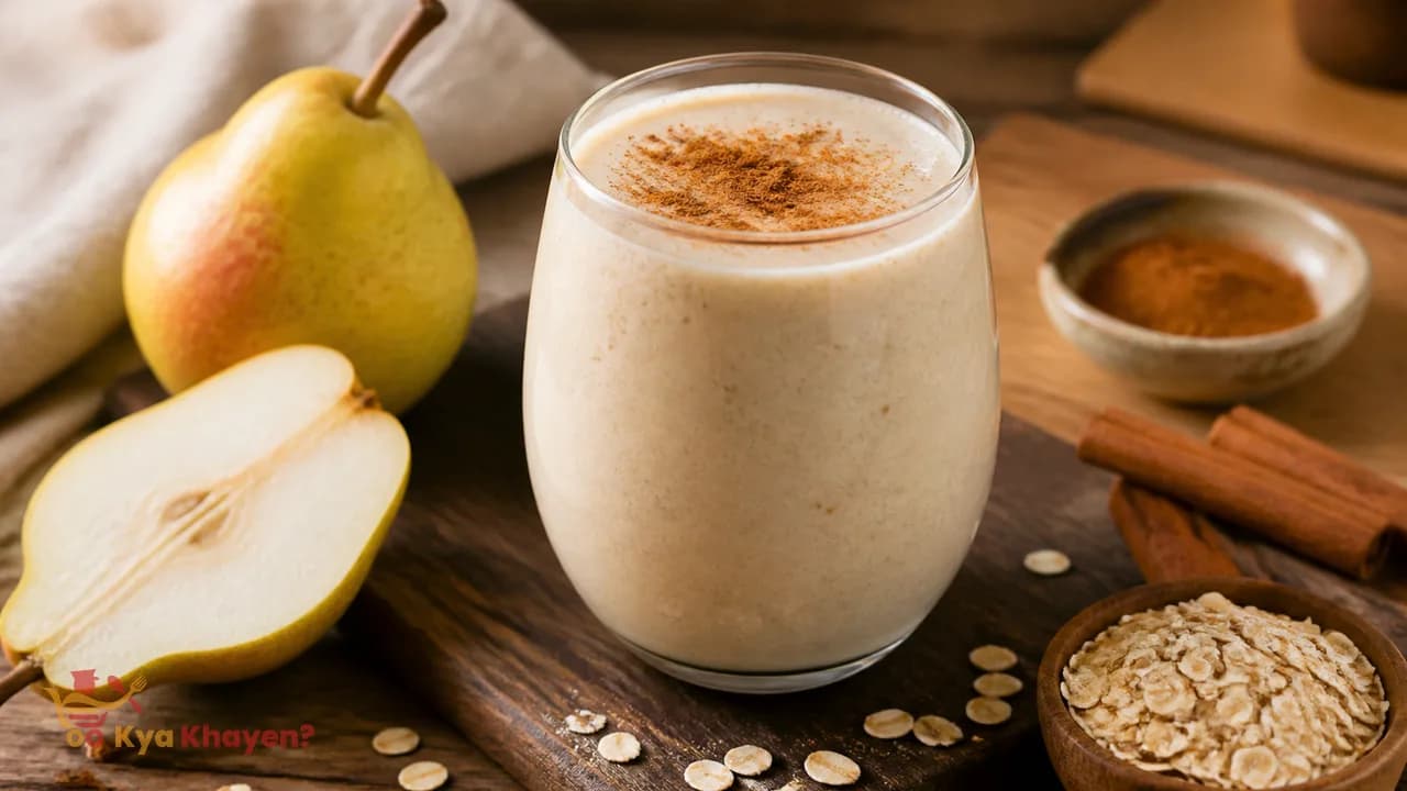 Pear Smoothie with Cinnamon