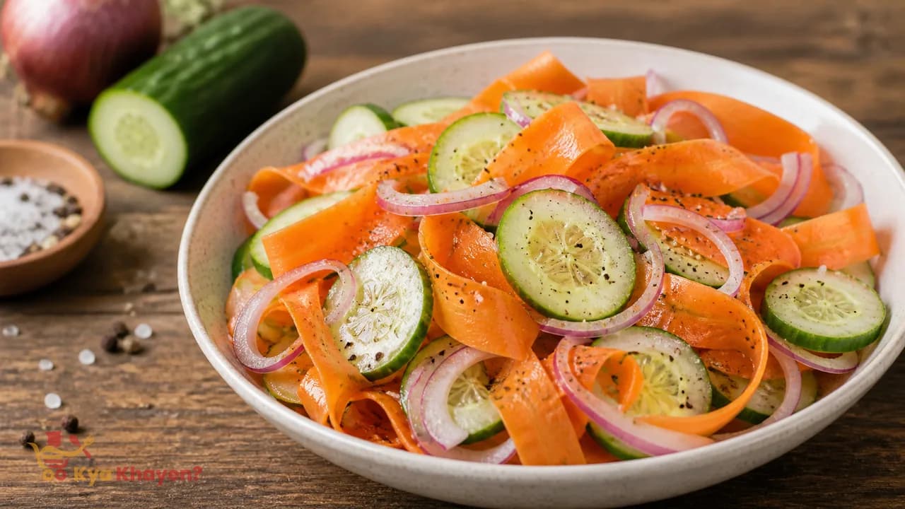 Cucumber-Carrot Onion Salad