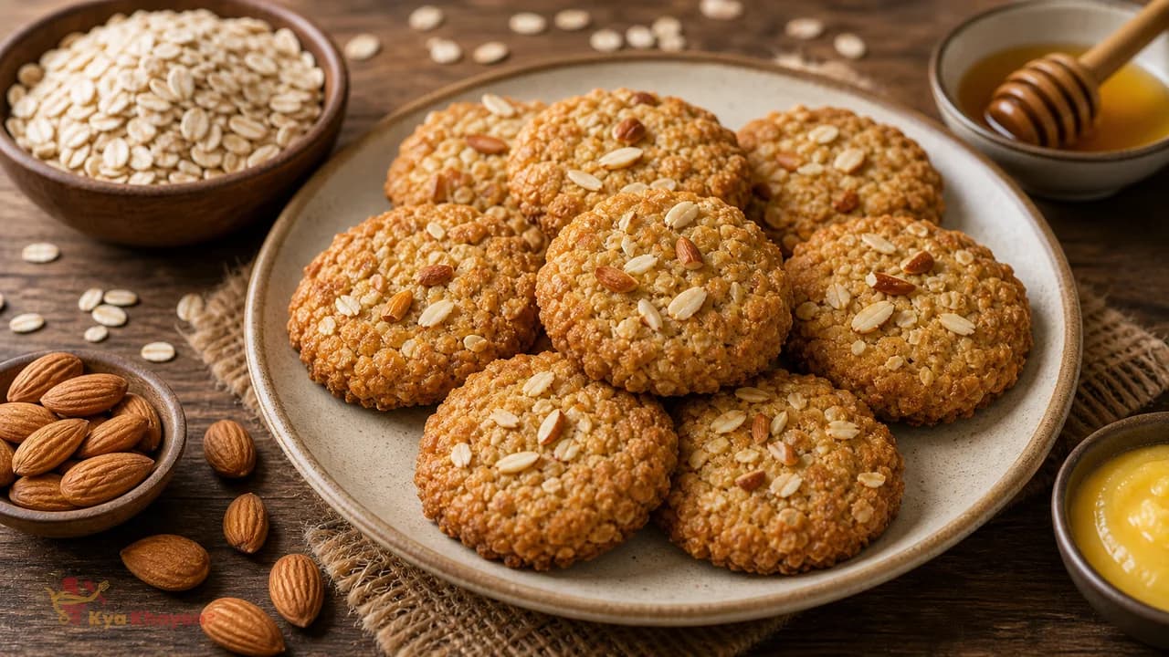Almond Oat Cookies