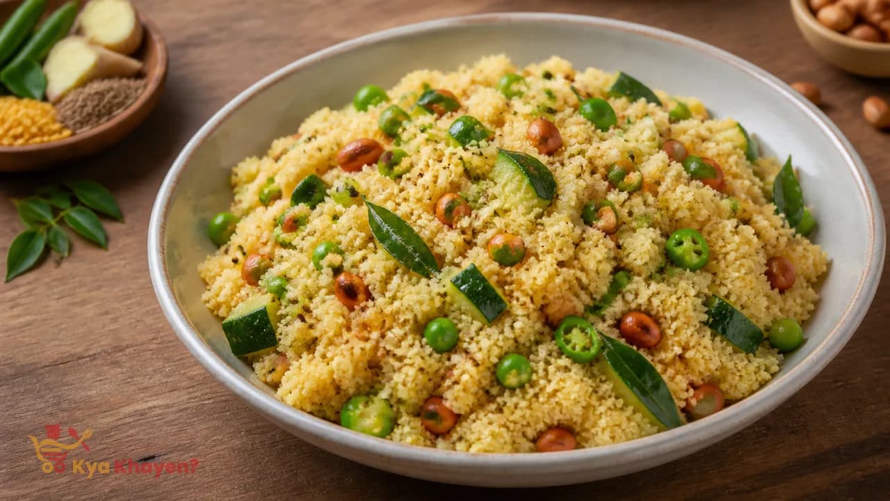 Semolina Khichadi with Zucchini