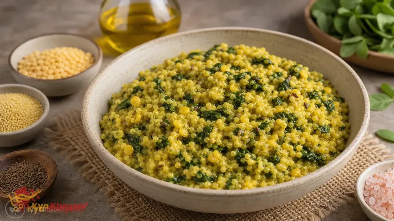 Methi (Fenugreek) Moong Millet Khichdi