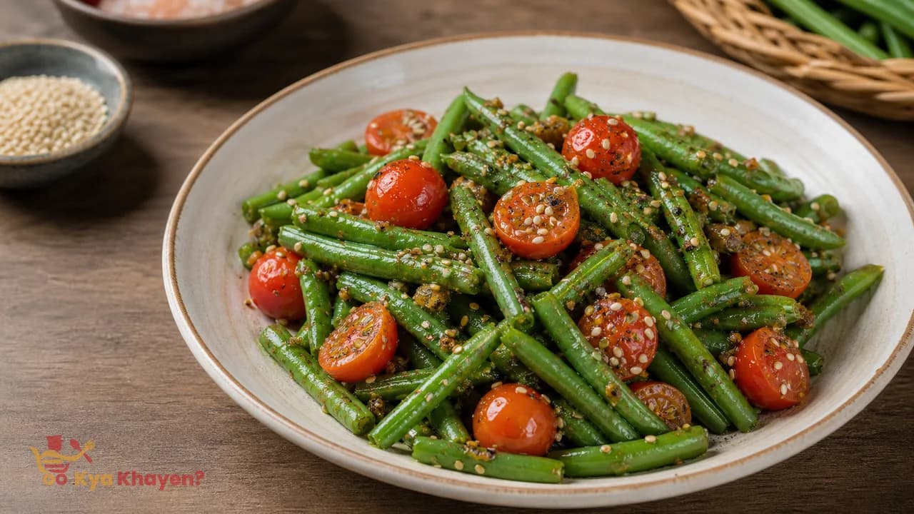 Sautéed Green Beans & Cherry Tomatoes