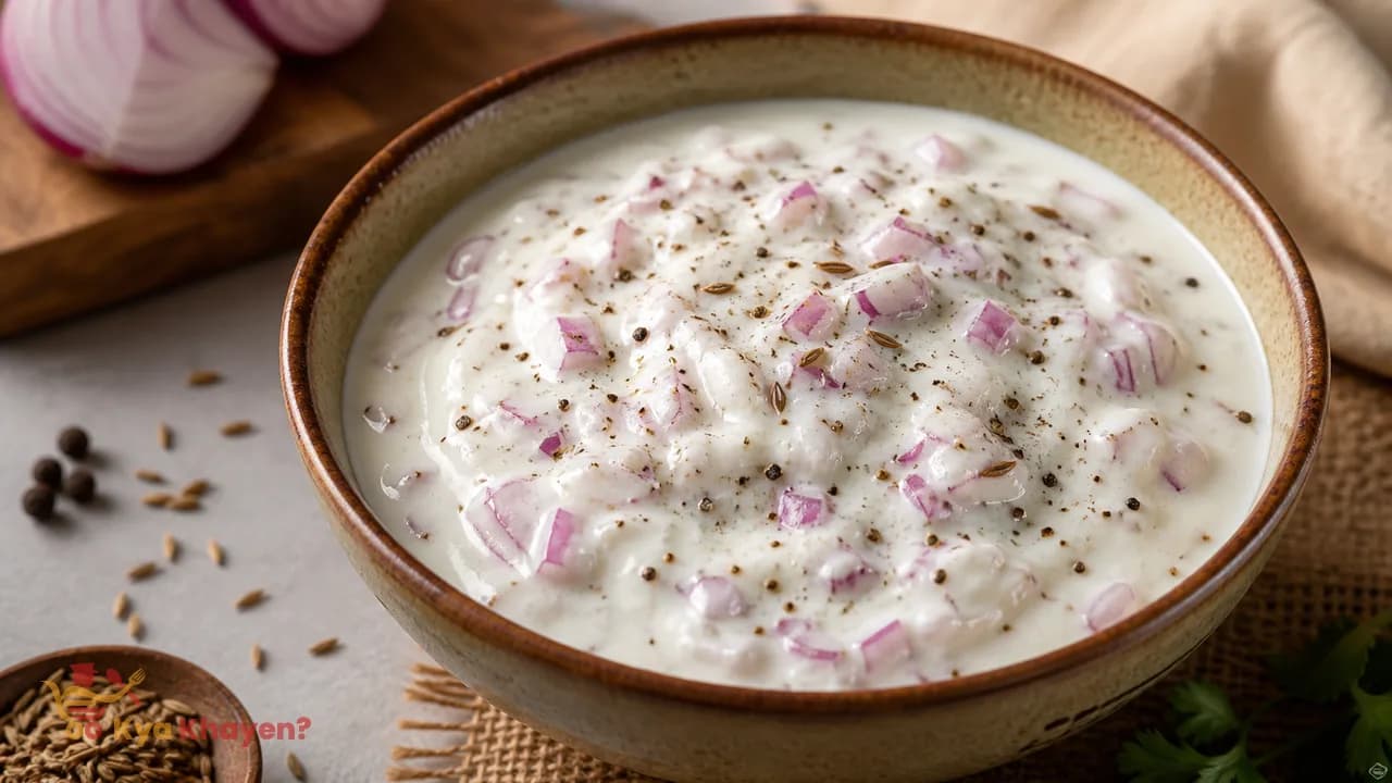 Onion Raita (Add Black Pepper)