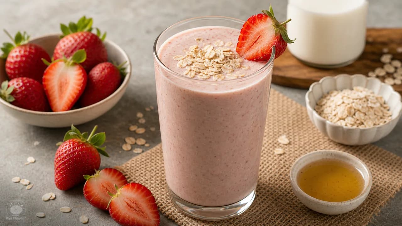 Strawberry-Oatmeal Smoothie