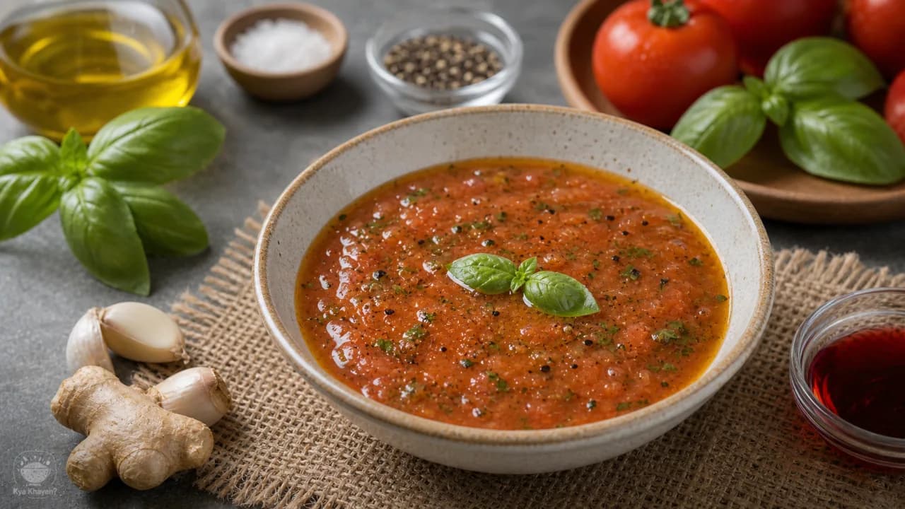 Tomato Basil Vinaigrette