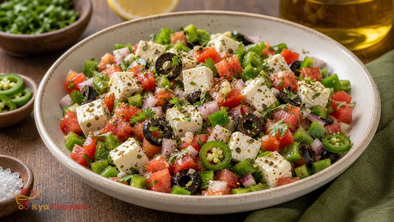 Paneer Salsa Salad