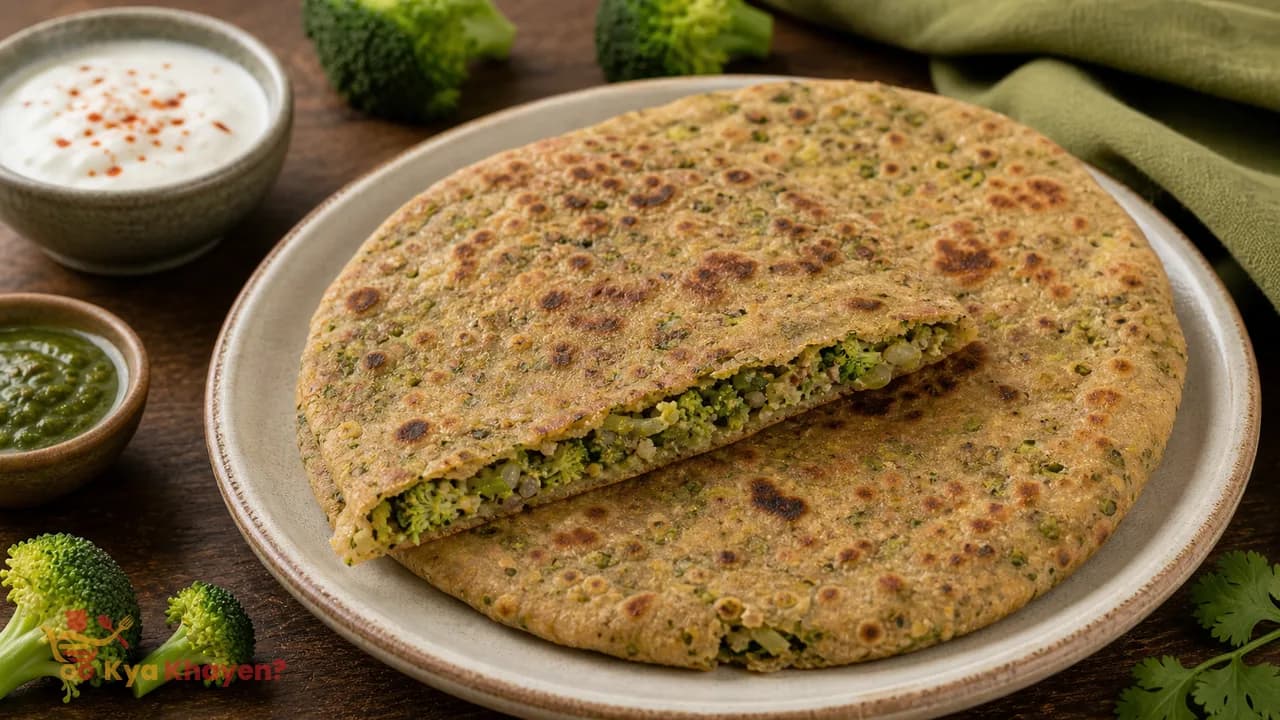 Broccoli Paratha Without Oil