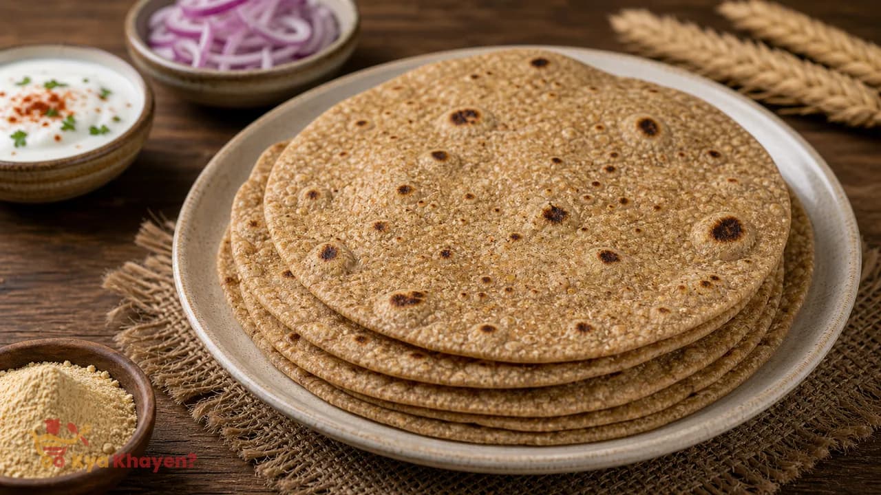 Soya Chapati (1/3rd Soya Flour, 1/3rd Wheat Flour, 1/3rd Wheat Bran)
