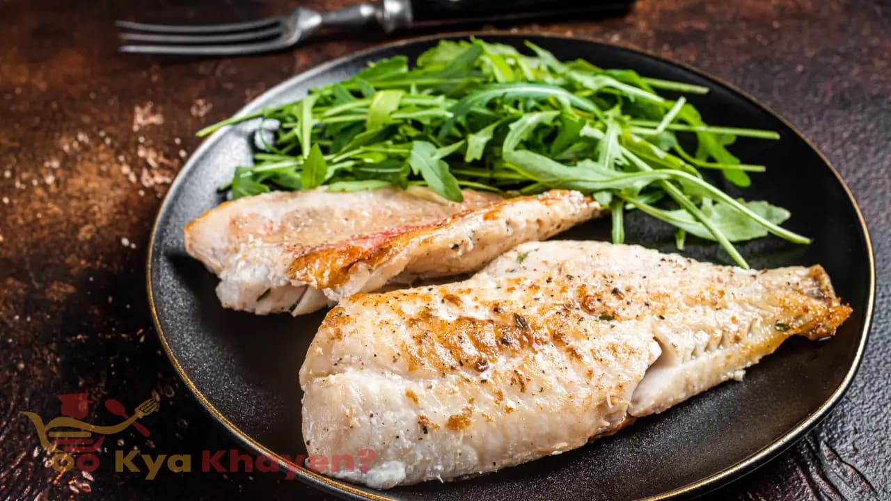 Sauted Fish Fillets with Greens